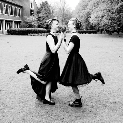 Eva-Marie und Hannah